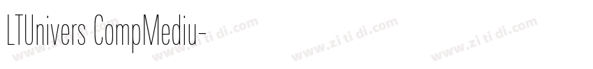 LTUnivers CompMediu字体转换